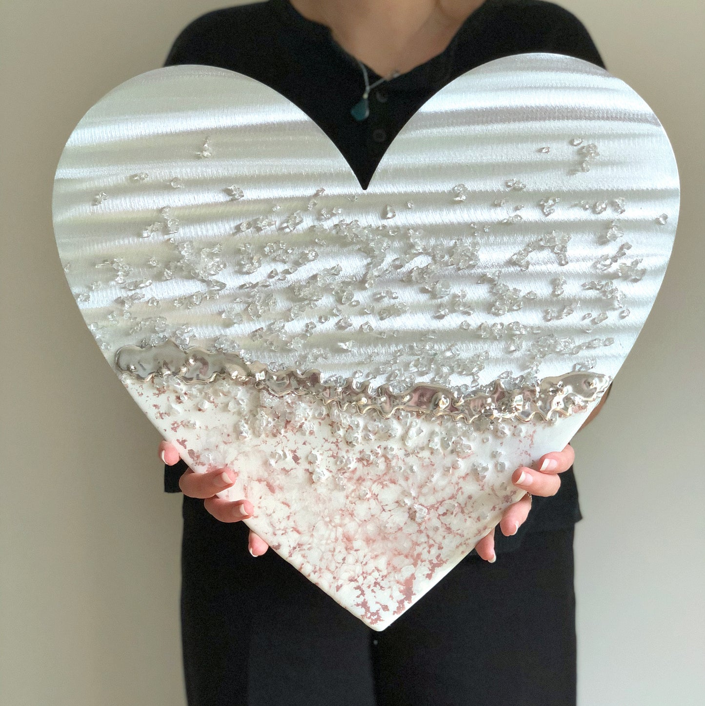 Aluminium Love Heart Creative Surfaces