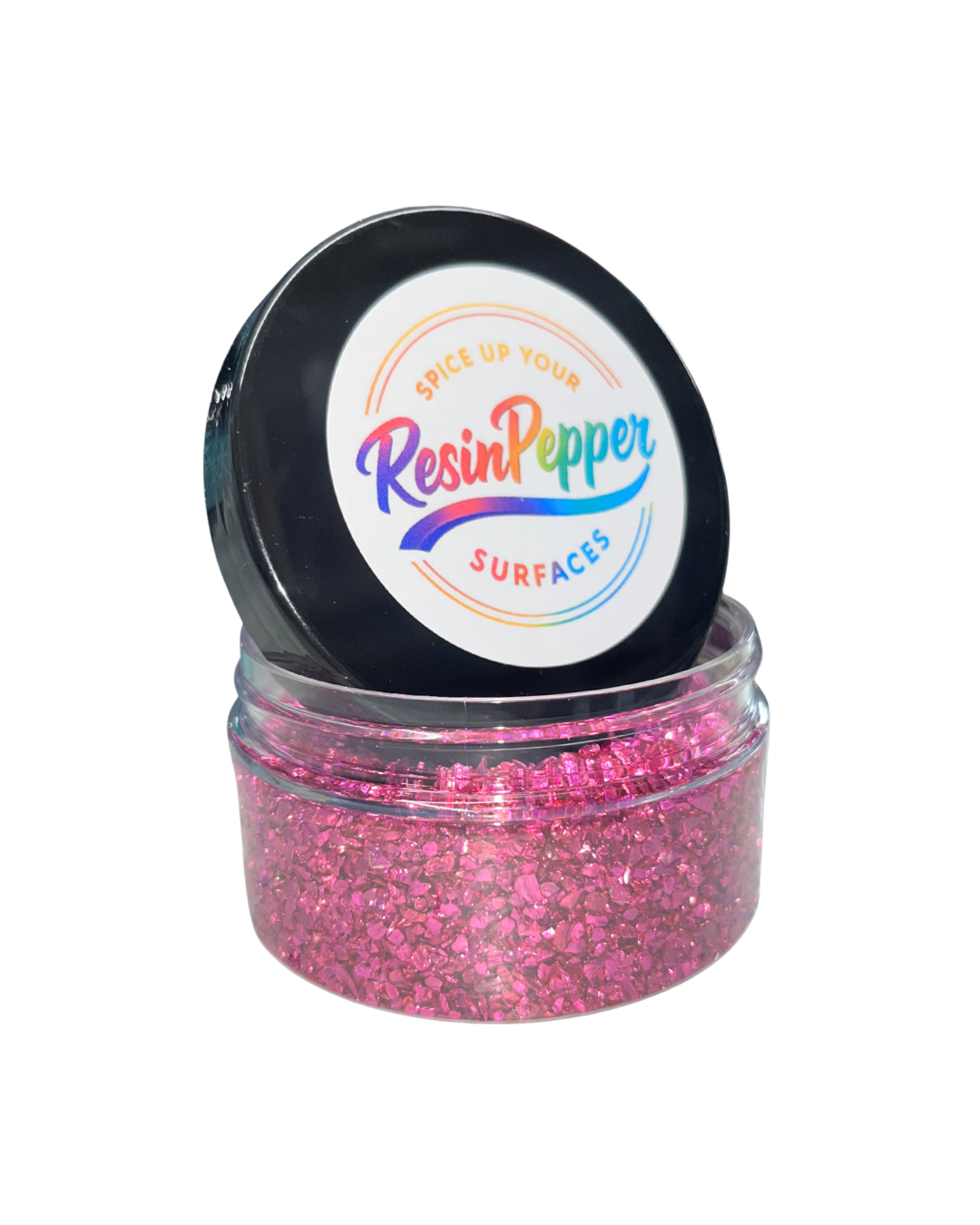 Hot Pink Glass Coloured Chips