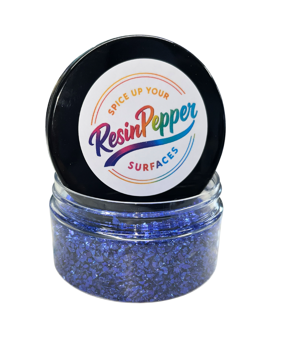 Royal Blue Coloured Glass Chips