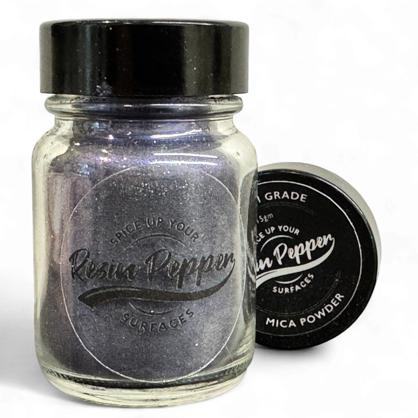 Premium Grade Mica Powder, Black Amethyst