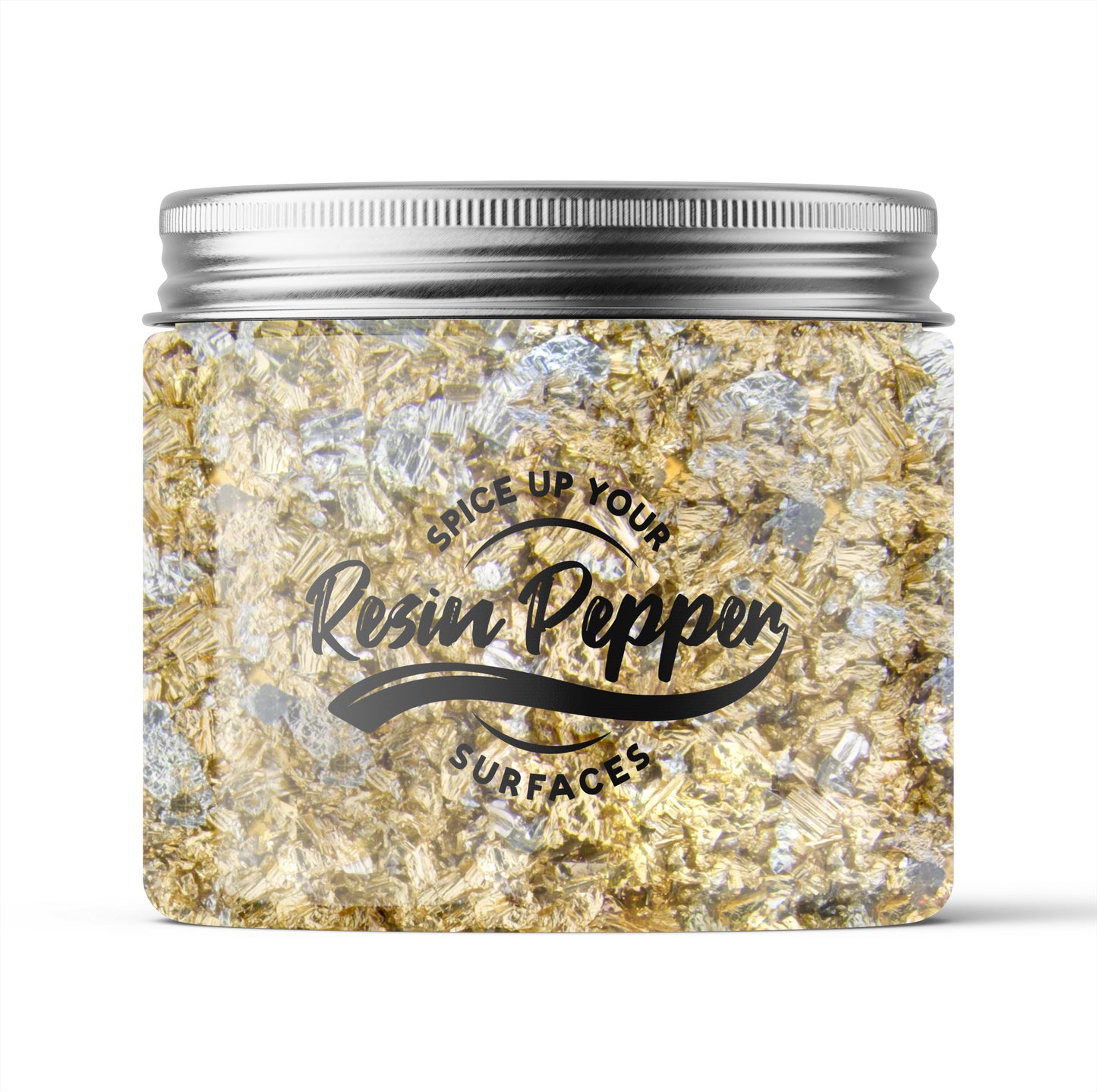 Metal leaf Flakes Gold and Silver