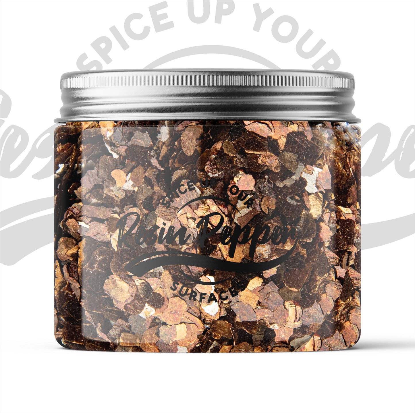 Large Mica Flakes, Bronze