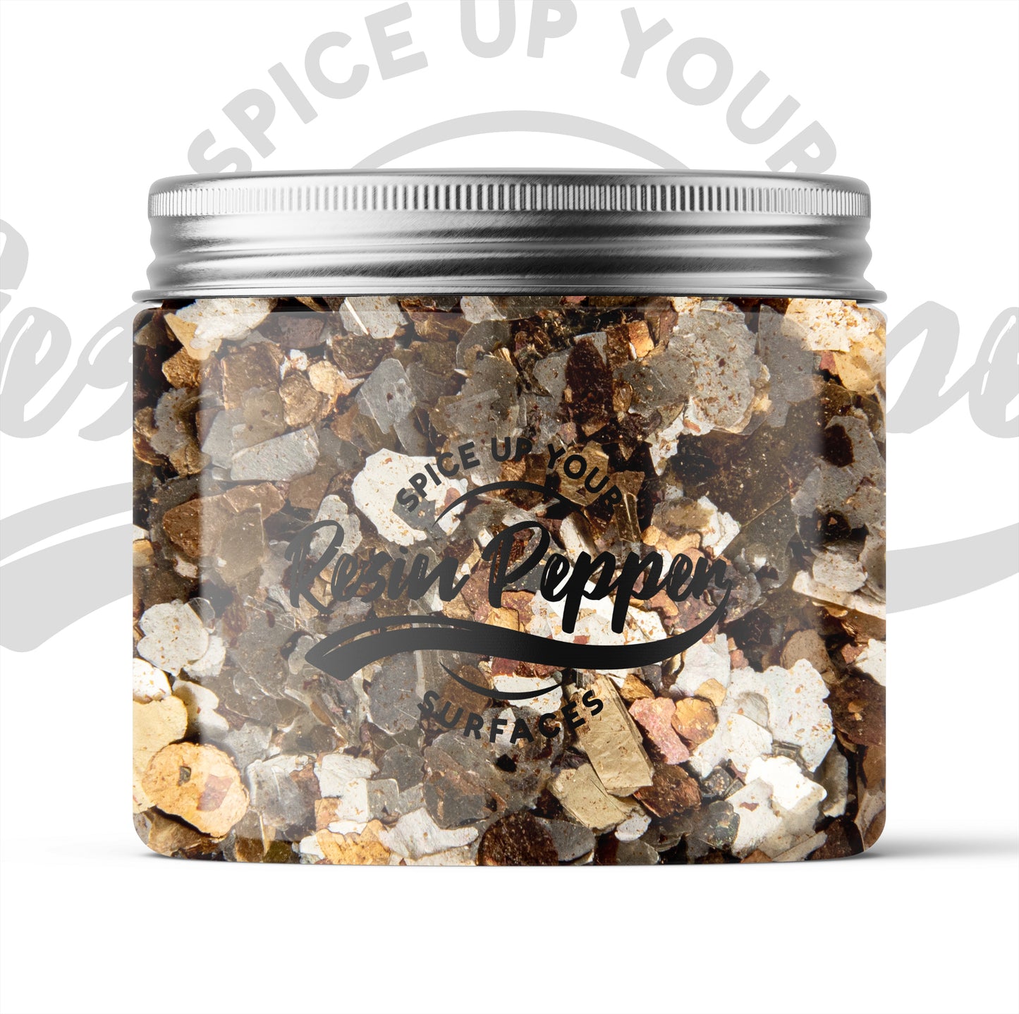 Large Mica Flakes, Metallic Mix