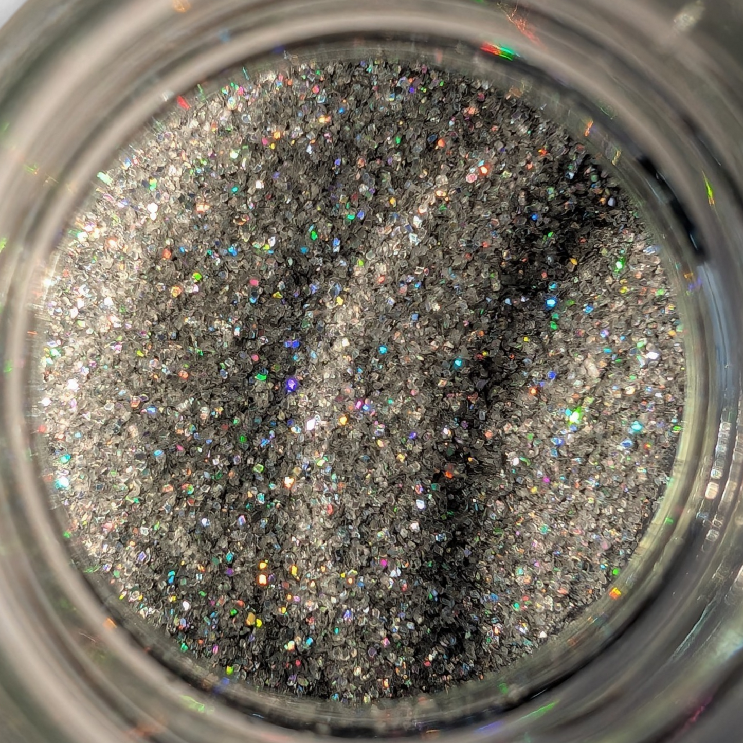 Silver holographic fine glitter