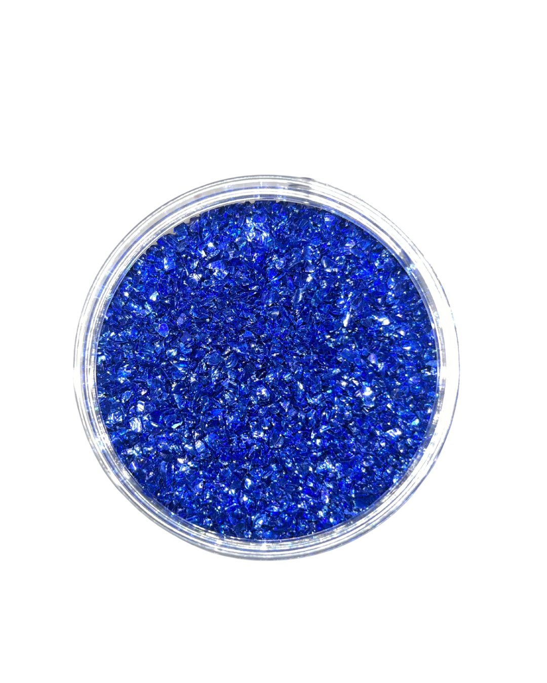 Royal Blue Coloured Glass Chips