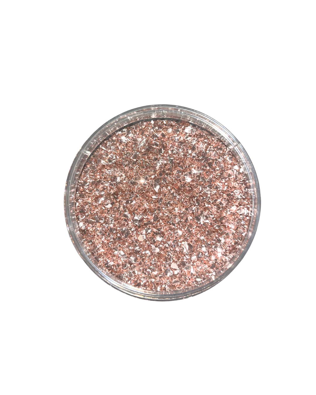 Blush Coloured Glass Chips