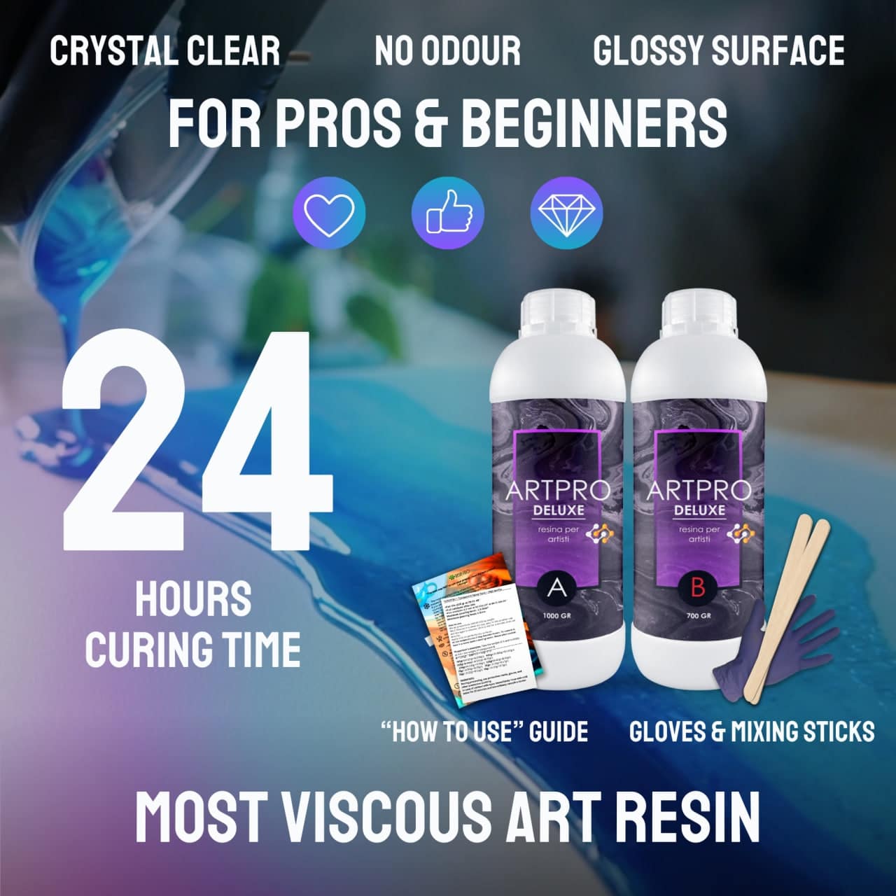 “Art Pro Deluxe” – Ultra-High Viscosity Epoxy Resin For Artists