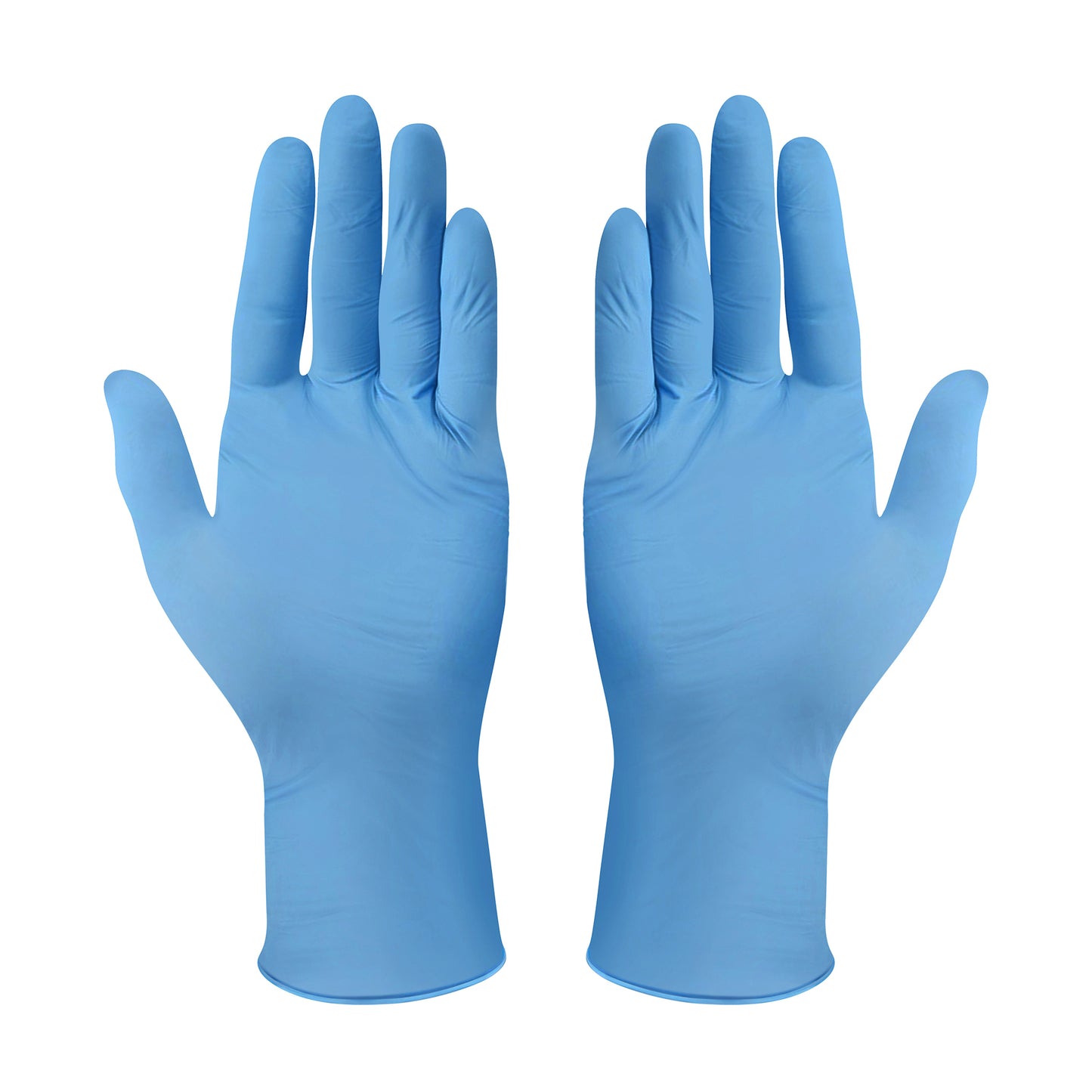 100 Powder Free Blue Nitrile Gloves Resin Pepper